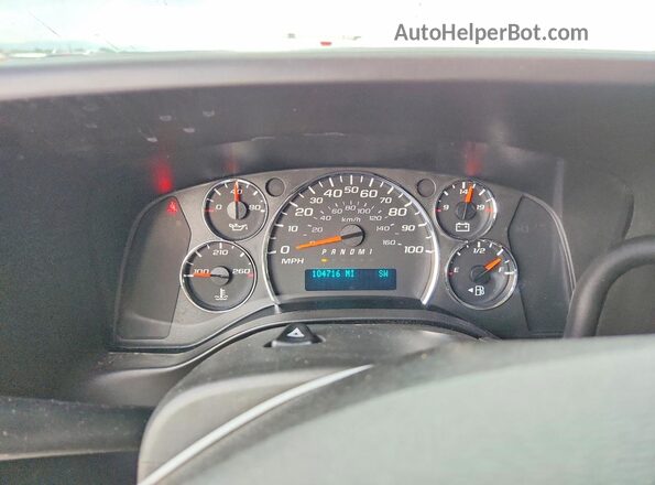1GAZGPFG5J1329944 2018 CHEVROLET EXPRESS White Instrument cluster view