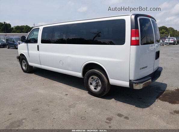 1GAZGPFG6H1289352 2017 CHEVROLET EXPRESS White Trasero izquierdo