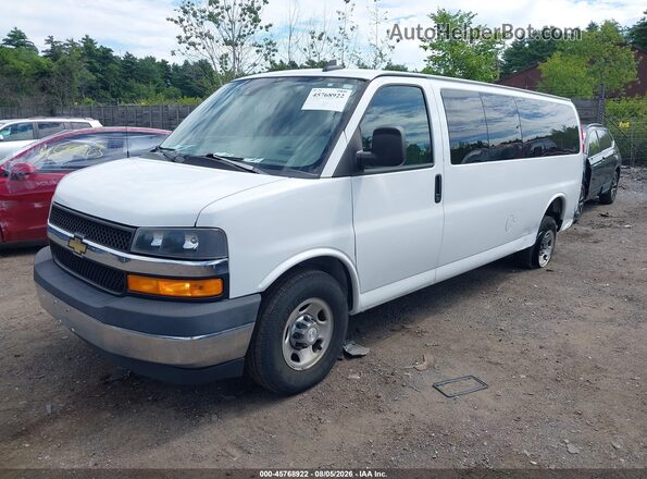 1GAZGPFG6K1253345 2019 CHEVROLET EXPRESS White Front left
