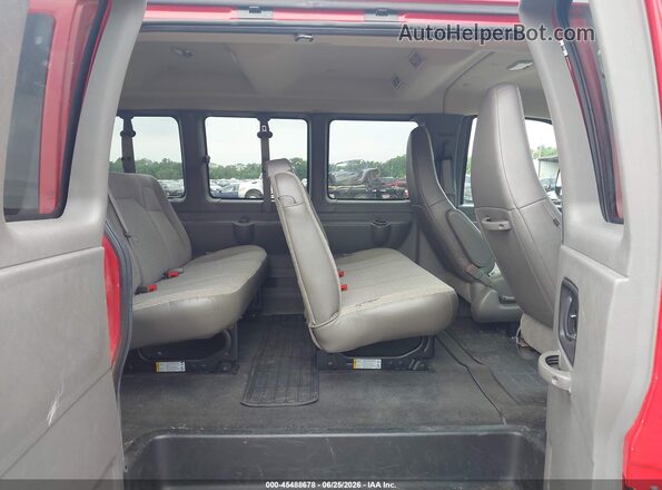1GAZGPFG7H1230892 2017 CHEVROLET EXPRESS Red Вид наклейки з VIN-кодом