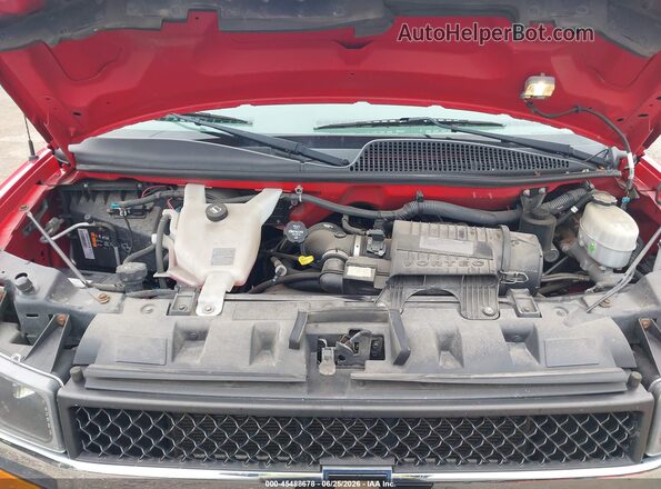 1GAZGPFG7H1230892 2017 CHEVROLET EXPRESS Red Вид ззаду