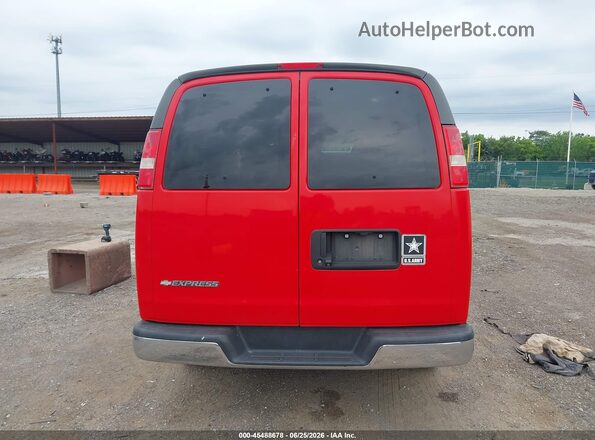 1GAZGPFG7H1230892 2017 CHEVROLET EXPRESS Red 