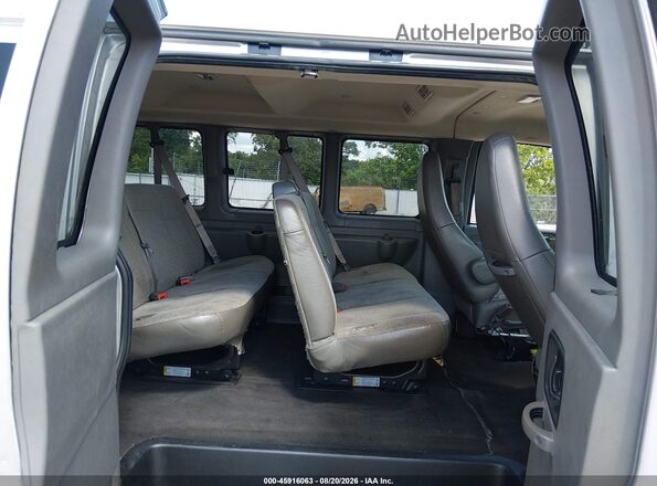 1GAZGPFG7L1270530 2020 CHEVROLET EXPRESS Beige Rear seats view