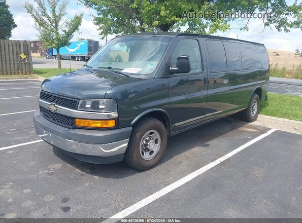 1GAZGPFG8J1232897 2018 CHEVROLET EXPRESS Gray წინა მარცხენა ხედი სამი მეოთხედიდან