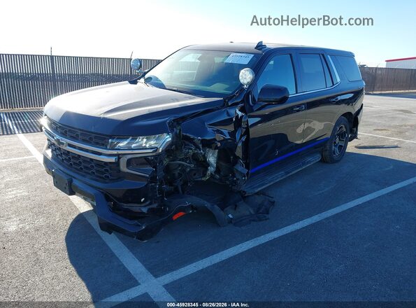 1GBSKLEDXPR150305 2023 CHEVROLET TAHOE Black წინა მარცხენა ხედი სამი მეოთხედიდან