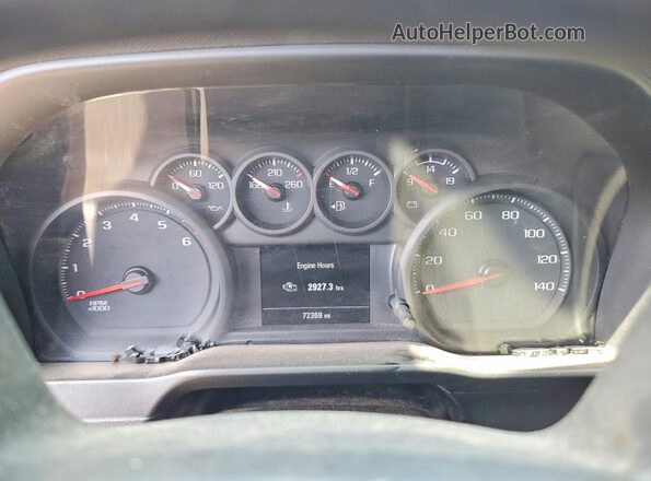 1GC0WLE71NF120822 2022 CHEVROLET SILVERADO White Vista del cuadro de instrumentos