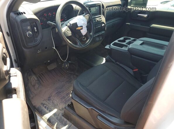 1GC0WLE74RF445664 2024 CHEVROLET SILVERADO Белый Вид панели приборов