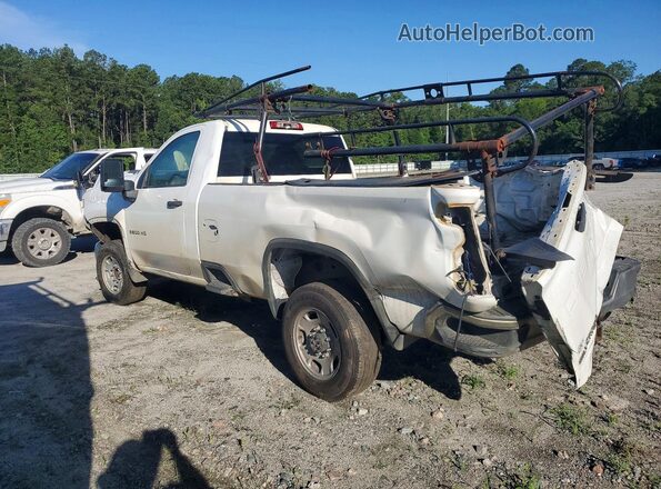 1GC0WLE7XLF345687 2020 CHEVROLET SILVERADO White Trasero izquierdo