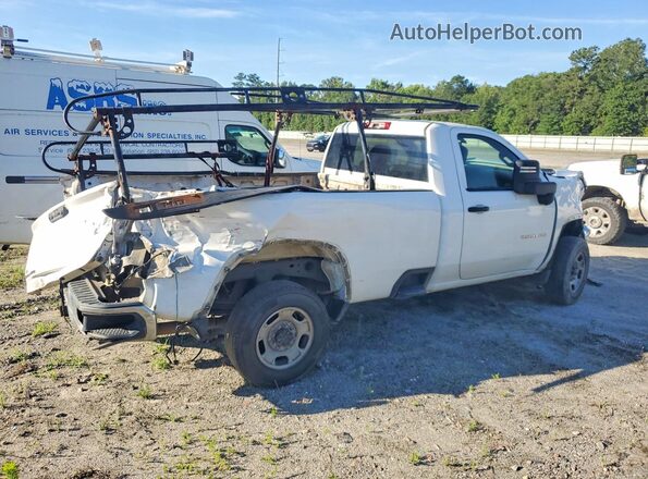 1GC0WLE7XLF345687 2020 CHEVROLET SILVERADO White Trasero derecho