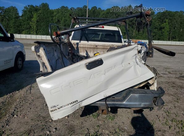 1GC0WLE7XLF345687 2020 CHEVROLET SILVERADO White Vista trasera
