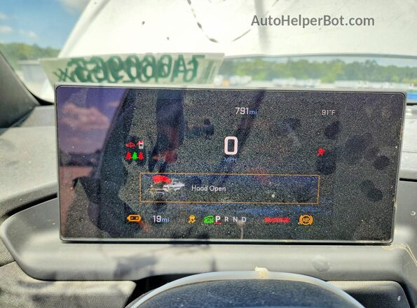 1GC10VEL0RU201729 2024 CHEVROLET SILVERADO White Widok zestawu wskaźników