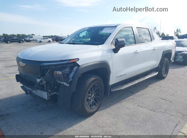 1GC10VEL6RU202187 2024 CHEVROLET SILVERADO White Vista tres cuartos delantera izquierda