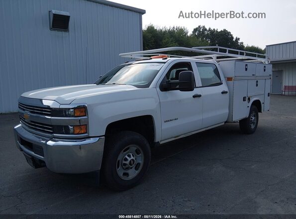 1GC1CUEG0GF155518 2016 CHEVROLET SILVERADO White Առջևի ձախ երեք քառորդ տեսարան