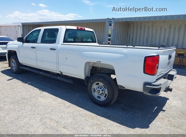 1GC1CUEG0JF256694 2018 CHEVROLET SILVERADO Белый Задняя левая четверть