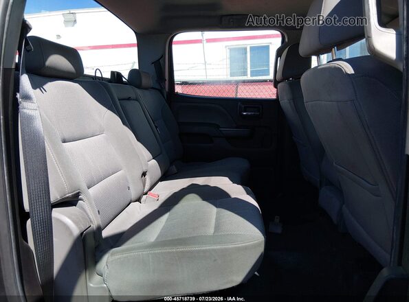 1GC1CUEG1JF232386 2018 CHEVROLET SILVERADO Gray Vista de la etiqueta del VIN