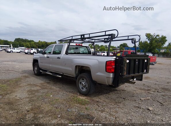 1GC1CUEG3JF240604 2018 CHEVROLET SILVERADO Silver Trasero izquierdo