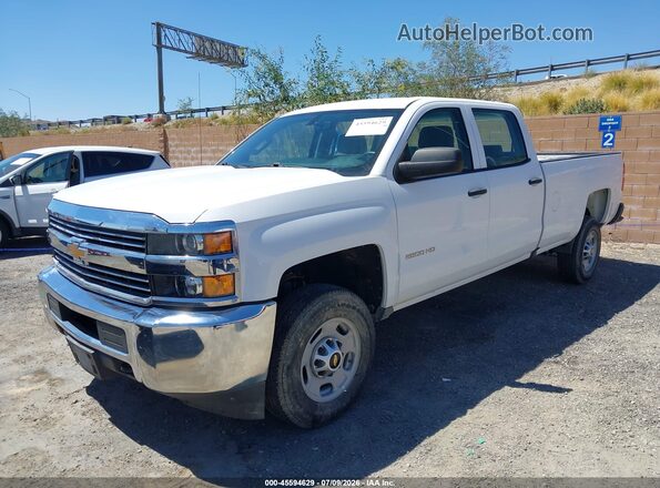 1GC1CUEG7JF235065 2018 CHEVROLET SILVERADO White Առջևի ձախ երեք քառորդ տեսարան