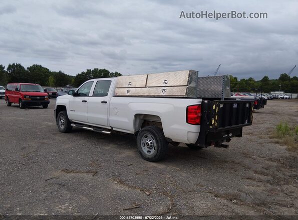 1GC1CUEG7JF240881 2018 CHEVROLET SILVERADO Белый Задняя левая четверть