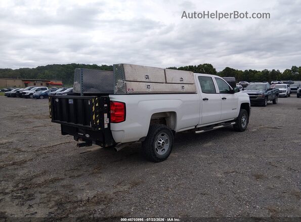 1GC1CUEG7JF240881 2018 CHEVROLET SILVERADO Белый Задняя правая четверть