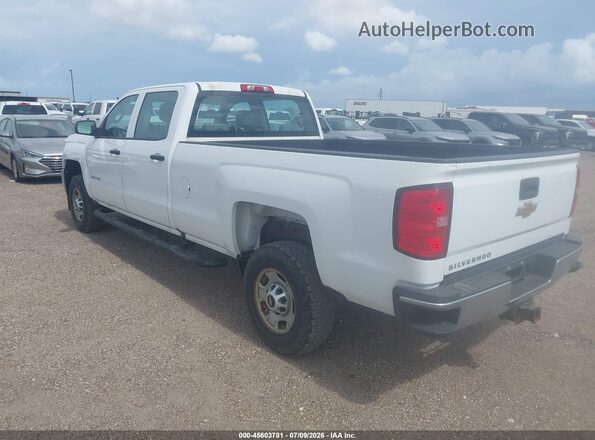 1GC1CUEG7JF265277 2018 CHEVROLET SILVERADO Белый Задняя левая четверть