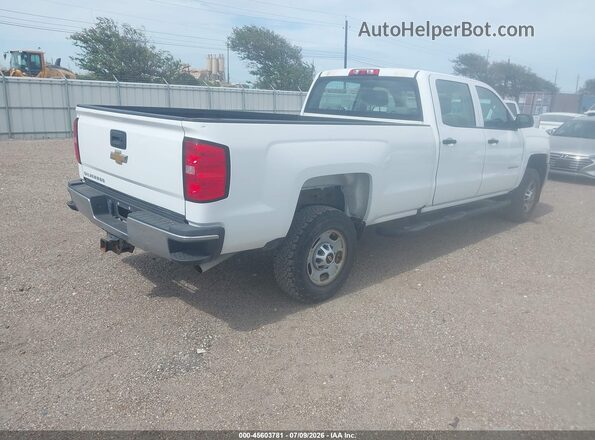 1GC1CUEG7JF265277 2018 CHEVROLET SILVERADO Белый Задняя правая четверть