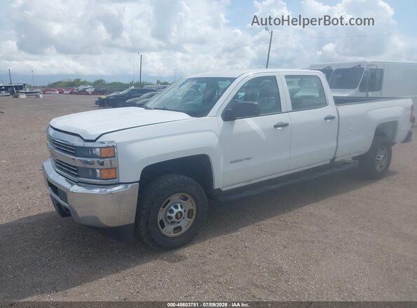 1GC1CUEG7JF265277 2018 CHEVROLET SILVERADO Белый Передняя левая четверть
