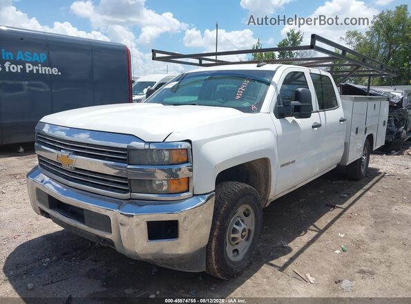 1GC1CUEGXGF127287 2016 CHEVROLET SILVERADO White წინა მარცხენა ხედი სამი მეოთხედიდან
