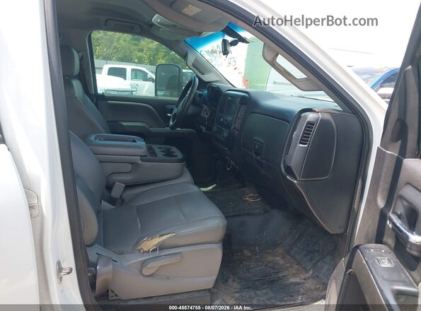 1GC1CUEGXGF127287 2016 CHEVROLET SILVERADO White წინა სალონის ხედი