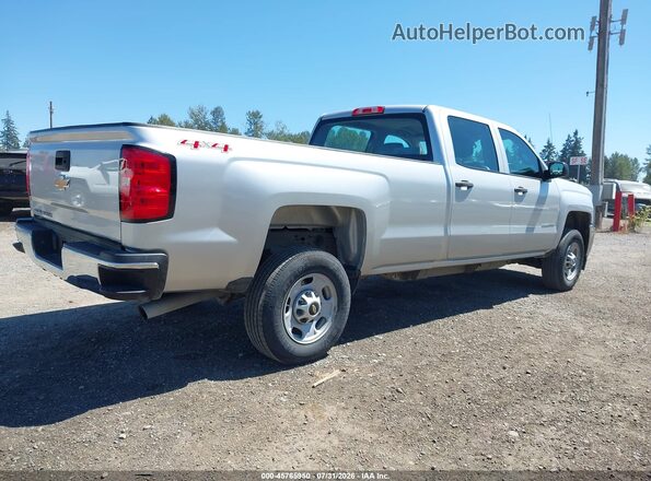 1GC1KREG0KF168889 2019 CHEVROLET SILVERADO Silver Задня права чверть