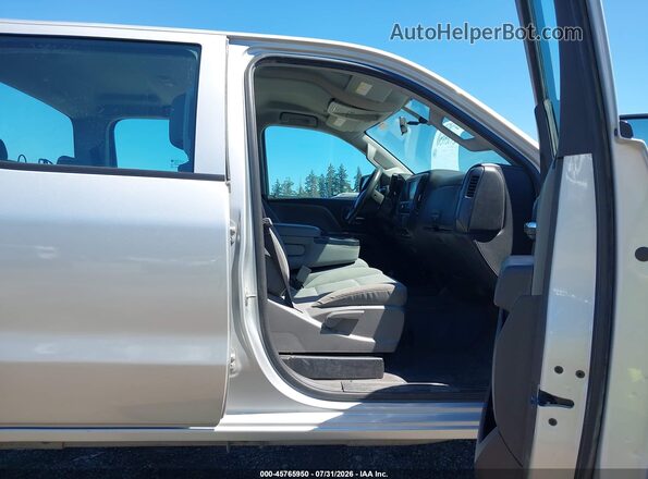 1GC1KREG0KF168889 2019 CHEVROLET SILVERADO Silver Вид салону спереду