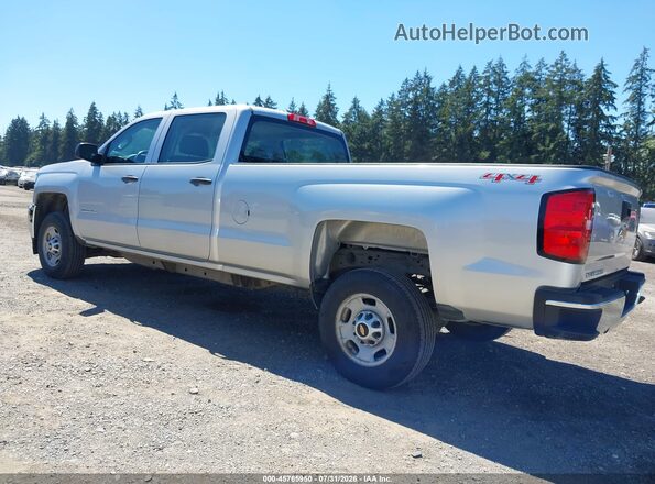 1GC1KREG0KF168889 2019 CHEVROLET SILVERADO Silver Задня ліва чверть