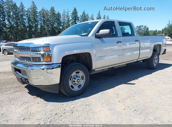 1GC1KREG0KF168889 2019 CHEVROLET SILVERADO Silver Передня ліва чверть