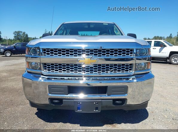 1GC1KREG0KF168889 2019 CHEVROLET SILVERADO Silver Вид щитка приладів