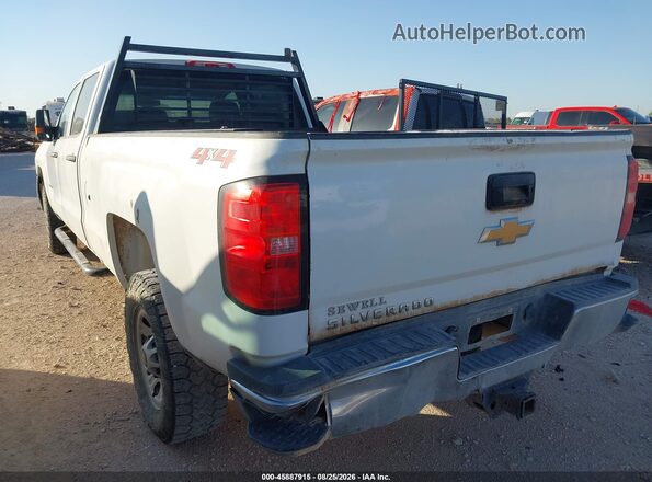 1GC1KREG3KF261812 2019 CHEVROLET SILVERADO White უკანა მარცხენა