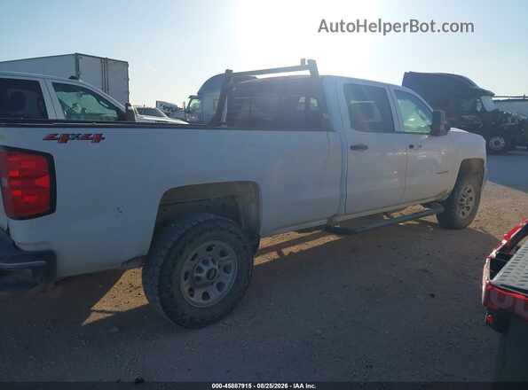1GC1KREG3KF261812 2019 CHEVROLET SILVERADO White უკანა სალონის ხედი