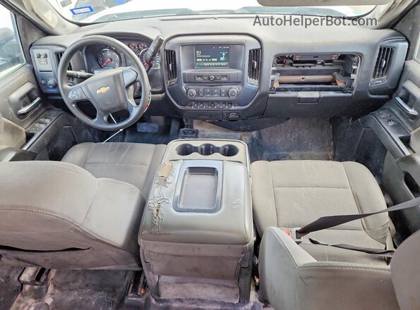 1GC1KREG6KF102685 2019 CHEVROLET SILVERADO White Вид панелі приладів