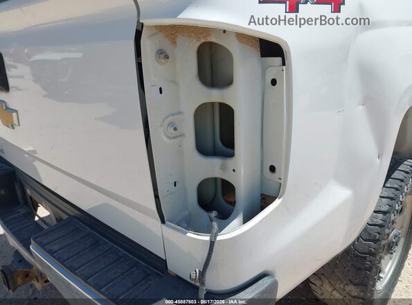 1GC1KREG8KF172558 2019 CHEVROLET SILVERADO White ხელსაწყოთა პანელის ხედი