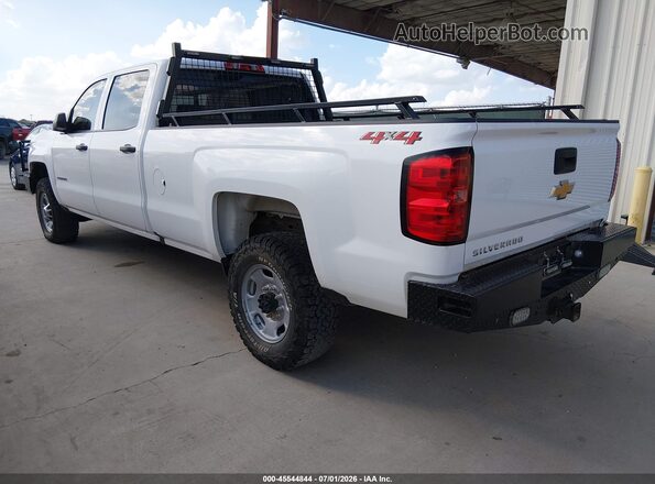1GC1KREGXKF120087 2019 CHEVROLET SILVERADO Белый Задняя левая четверть