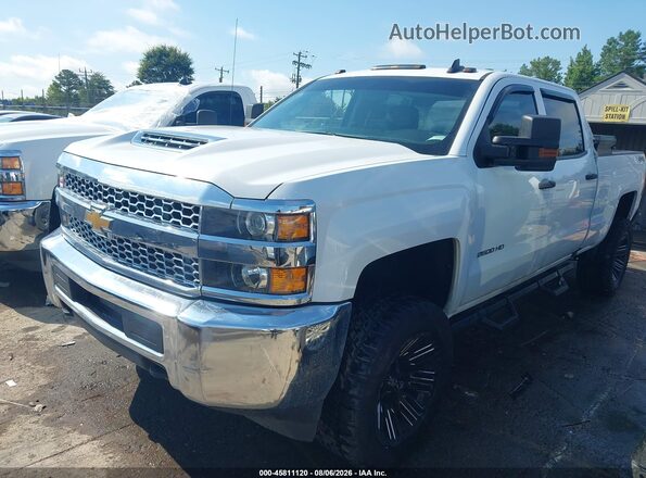1GC1KREY1KF187766 2019 CHEVROLET SILVERADO White Przód lewy