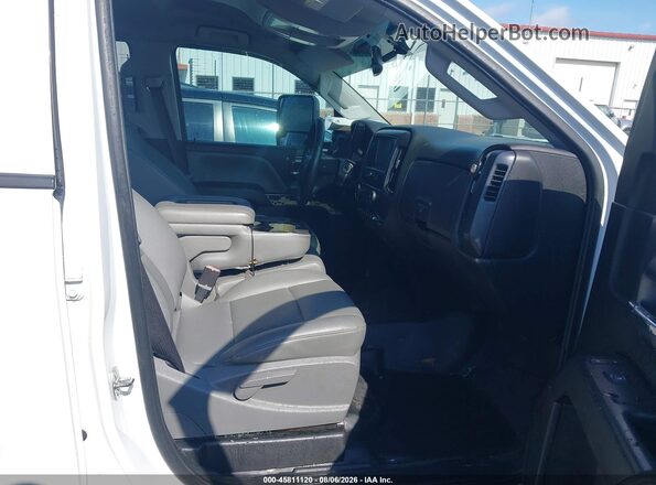 1GC1KREY1KF187766 2019 CHEVROLET SILVERADO White Widok wnętrza z przodu