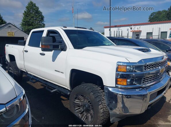 1GC1KREY1KF187766 2019 CHEVROLET SILVERADO White Widok zestawu wskaźników