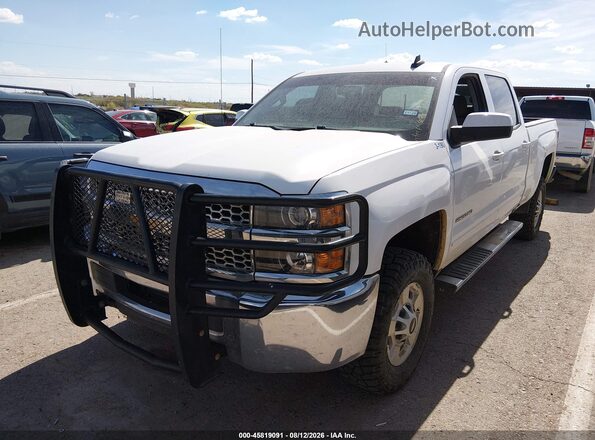 1GC1KSEG0KF180404 2019 CHEVROLET SILVERADO White Передня ліва чверть