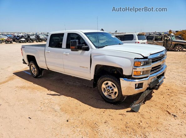1GC1KSEG2KF222006 2019 CHEVROLET SILVERADO White Przód prawy