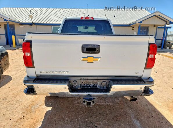1GC1KSEG2KF222006 2019 CHEVROLET SILVERADO White Widok z tyłu