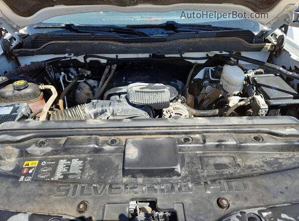 1GC1KSEG2KF222006 2019 CHEVROLET SILVERADO White Widok wnętrza z tyłu