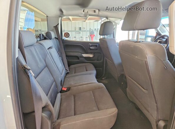 1GC1KSEG2KF222006 2019 CHEVROLET SILVERADO White Widok tylnych siedzeń