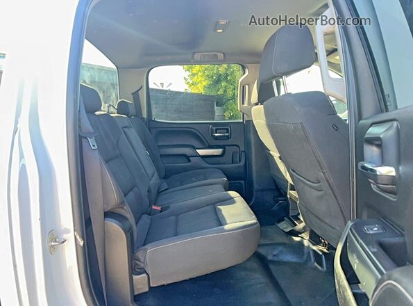 1GC1KSEG6KF266025 2019 CHEVROLET SILVERADO White უკანა ხედი