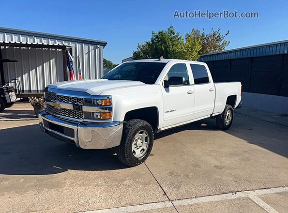 1GC1KSEG6KF266025 2019 CHEVROLET SILVERADO White უკანა მარცხენა