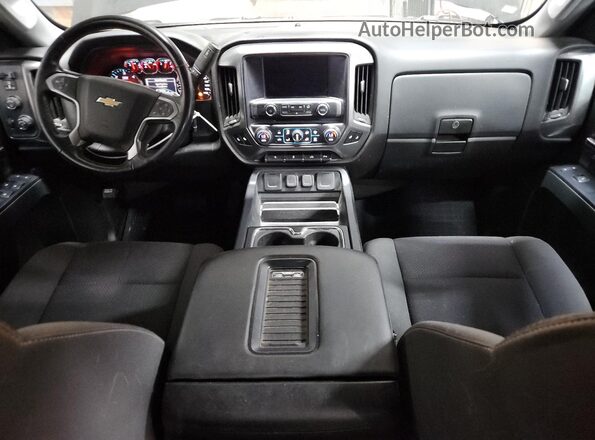 1GC1KSEGXKF235747 2019 CHEVROLET SILVERADO Черный Вид панели приборов