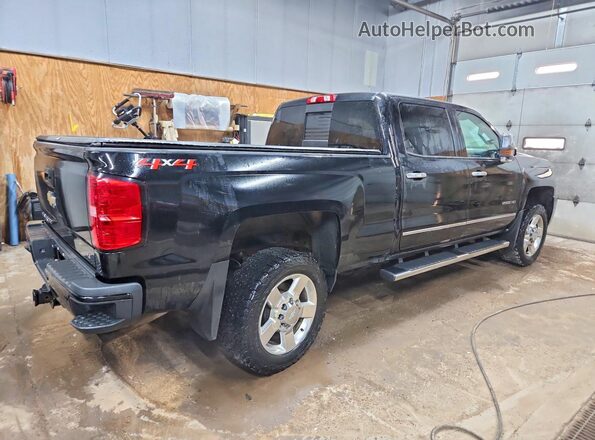 1GC1KSEGXKF235747 2019 CHEVROLET SILVERADO Черный Задняя правая четверть